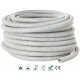 Courbi - Domo - Гъвкава Гофрирана Тръба, Ø 25 мм, 50 м, U-PVC, 750N, Сива, Самогасяща се, UV Защита Courbi - Domo - Гъвкава Гофрирана Тръба, Ø 25 мм, 50 м, U-PVC, 750N, Сива, Самогасяща се, UV Защита