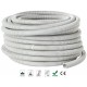 Courbi - Combo - Гъвкава Гофрирана Тръба, Ø 25 мм, 50 м, U-PVC, 320N, Сива, Самогасяща се Courbi - Combo - Гъвкава Гофрирана Тръба, Ø 25 мм, 50 м, U-PVC, 320N, Сива, Самогасяща се