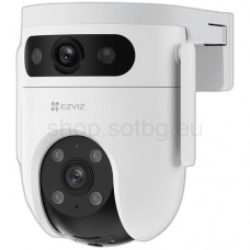 Ezviz - CS-H9c - 5 MP 4G Безжична Управляема Мрежова IP Камера с Два Обектива с Осветление до 30 м, 15 к/с @ 3K, Обектив 2.8 мм и 6 мм, Микрофон, Говорител, Алармена Светлина и Сирена, Wi-Fi 6, 4G LTE Ezviz - CS-H9c - 5 MP 4G Безжична Управляема Мрежова IP Камера с Два Обектива с Осветление до 30 м, 15 к/с @ 3K, Обектив 2.8 мм и 6 мм, Микрофон, Говорител, Алармена Светлина и Сирена, Wi-Fi 6, 4G LTE