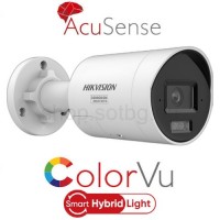 Hikvision - DS-2CD2047G3-LI2UY/SRB - 4 MP ColorVu Мрежова IP Камера с Класификация на Обекти и Хибридна Светлина до 40 м, 25 к/с @ 4 MP, Обектив 2.8 мм, Микрофон, Вградени Алармена Светлина и Говорител, Acusense Hikvision - DS-2CD2047G3-LI2UY/SRB - 4 MP ColorVu Мрежова IP Камера с Класификация на Обекти и Хибридна Светлина до 40 м, 25 к/с @ 4 MP, Обектив 2.8 мм, Микрофон, Вградени Алармена Светлина и Говорител, Acusense