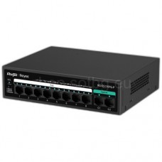 Ruijie - RG-ES110FG-P - 10 Портов PoE Мрежов Комутатор (Суич), 110 W, PoE+