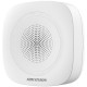 Hikvision - AX PRO - DS-PS1-I-WE - Безжична Сирена за Вътрешен Монтаж, Двупосочна Комуникация, 868 MHz