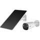 Dahua - KIT/BF4CP-0210B-XL/M0508 - Комплект 4 MP Безжична Мрежова IP Камера с Двойна Подсветка до 20 м, 15 к/с @ 4 MP, Обектив 2.1 мм, Микрофон, Говорител, Wi-Fi, PIR, с Вградена Батерия и Соларен Панел